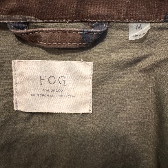 Fear Of God collection 1 cargo camouflage jacket - Picture 4 of 11